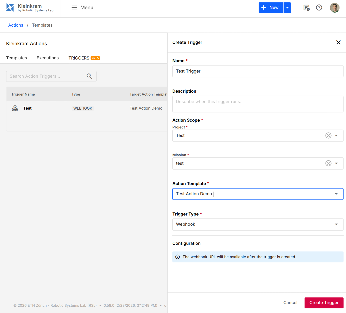 Action Triggers Overview
